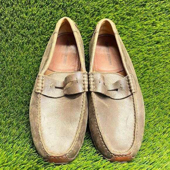 Johnston & Murphy Baldwin Mens Size 8 Brown Classic Driver Penny Loafer Shoes main image 4
